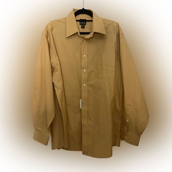 NWT - Jos A Bank - Traveler Collection Fit Button-Down Dress Shirt - Size 16.5 - Picture 2 of 6